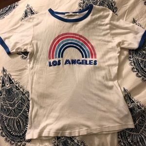 Los Angeles rainbow t shirt